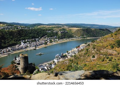 St. Goarshausen In The Middle Rhine Valley