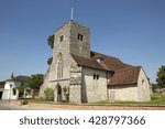 St James without the priory gate the parish church in the picturesque village of Southwick in Hampshire England.