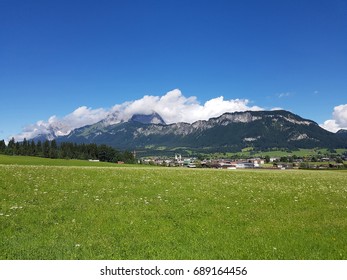 St. Johann, resort, Kitzbueheler Alps,