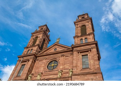 St. Johannes Nepomuk Catholic Church In Eberbach In South Germany Build In Renaissance Revival Architecture Style