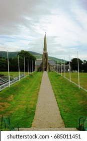 St Johns Church From Tynwald Hill Isle Of Man