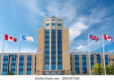 St. John's, Newfoundland, Canada-November 2021: St. John's Provincial Confederation Building, House Of Assembly, Where Government Of Newfoundland And Labrador Politicians Meets To Deliver Services.