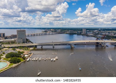 St Johns River Downtown Jacksonville FL USA
