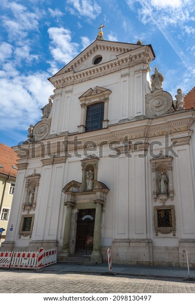 St. Joseph church\
(Karmelitenkirche) is the home of the Carmelite Order in\
Regensburg, Germany