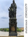 St. Joseph statue from Charles bridge in Prague by Josef Max originally from year 1706. Current statue 1854.