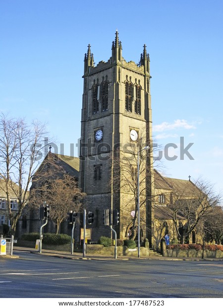 St Judes Church Halifax West Yorkshire Stock Photo 177487523 