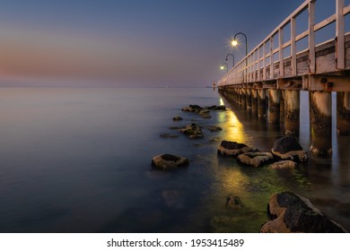 St Kilda Pier At Dusk