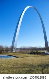 St. Louis Arch Park During Winter