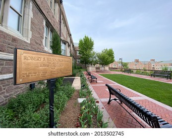 ST. LOUIS, MISSOURI - 04.27.2021 - Robert S. Brookings Hall At Washington University In St. Louis Danforth Campus