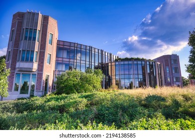 St. Louis, Missouri - 08.22.2021 - Hillman Hall On The Danforth Campus Of Washington University In St. Louis.