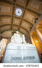 St. Louis, Missouri - December 18, 2008 : Thomas Jefferson Memorial At Missouri History Museum In St. Louis, Missouri, USA On December 18, 2008