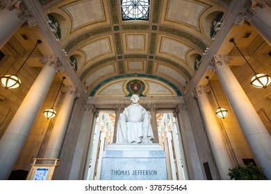 St. Louis, Missouri - December 18, 2008 : Thomas Jefferson Memorial At Missouri History Museum In St. Louis, Missouri, USA On December 18, 2008