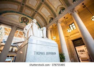 St. Louis, Missouri - December 18, 2008 : Thomas Jefferson Memorial At Missouri History Museum In St. Louis, Missouri, USA On December 18, 2008