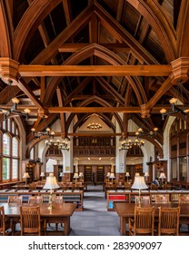 ST. LOUIS, MISSOURI - MAY 28: Law Library On The Campus Of Washington University On May 28, 2015 In St. Louis, Missouri