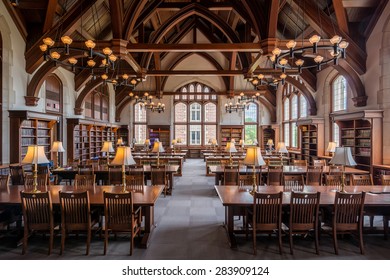 ST. LOUIS, MISSOURI - MAY 28: Law Library On The Campus Of Washington University On May 28, 2015 In St. Louis, Missouri