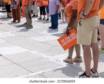 St. Louis, Missouri, USA - June 04 2022: Rally For New Legislation For Gun Control 