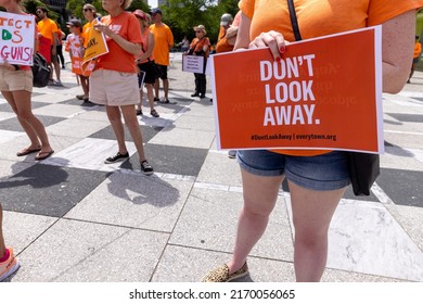 St. Louis, Missouri, USA - June 04 2022: Rally For New Legislation For Gun Control 