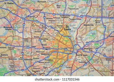 St Louis City Map Pdf St Louis City Map Images, Stock Photos & Vectors | Shutterstock