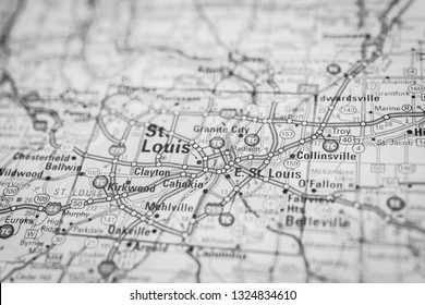 St. Louis USA On The Map