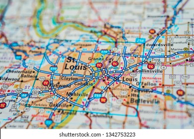 St. Louis USA On The Map