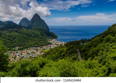 St Lucia in the caribbean, is Helen of the west. Pitons,