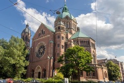 St. Luke's Church (German: St. Lukas Or Lukaskirche), The Largest Protestant Church In Munich, Southern Germany
