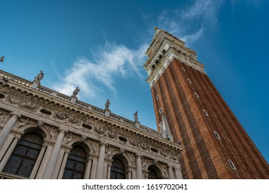 St Mark's Campanile , the bell tower of St Mark's Basilica in Venice, Italy - Powered by Shutterstock