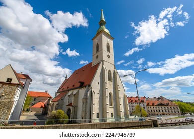 St. Martin's Cathedral in Bratislava, Slovakia. 13th-century Gothic Romanesque Catholic cathedral