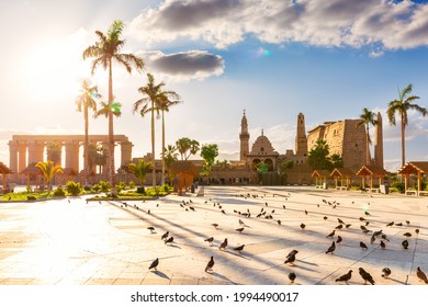 St Mary Church And Luxor Museum, Sunny Day View, Egypt