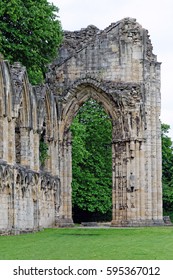 St Marys Abbey, Museum Gardens, York, Yorkshire, England