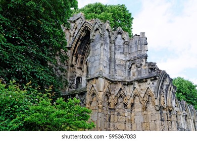 St Marys Abbey, Museum Gardens, York, Yorkshire, England