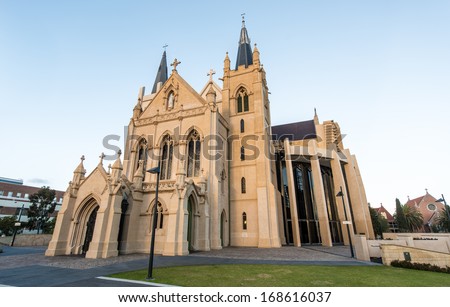 St Mary's Cathedral, Perth. Officially the Cathedral of the Immaculate Conception of the Blessed Virgin Mary, is the cathedral church of the Roman Catholic Archdiocese of Perth.