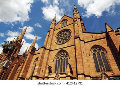 St Mary's Cathedral Under Blue Sky