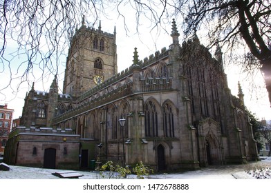 St Mary's Church Nottingham In The Snow