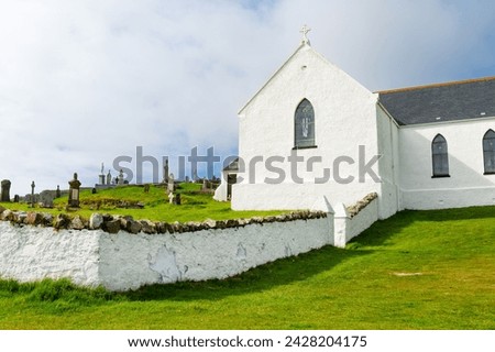 St. Mary's Parish Church, located in Lagg, the second most northerly Catholic church and one of the oldest Catholic churches still in use in Ireland today, county Donegal, Ireland.