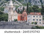 St Matthew the Apostle Church in Dobrota town of Kotor Bay, Montenegro