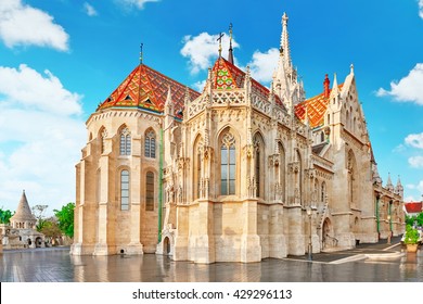 St. Matthias Church in Budapest. One of the main temple in Hungary.