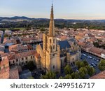 St. Maurice Cathedral of Mirepoix, Ariège department, French Republic, Europe