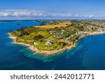 St. Mawes and St. Mawes Castle, near Falmouth, Cornwall, England, United Kingdom, Europe