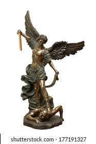 St Michael The Archangel Bronze Statue