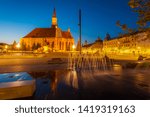 St. Michael Church in Cluj-Napoca. Cluj-Napoca, Cluj County, Romania.