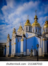 St. Michaels Cathedral In Kiev, Ukraine In Late Afternoon Light