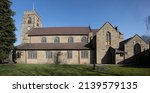 St Michaels Church in bright sunlight, Middleton, Manchester, UK