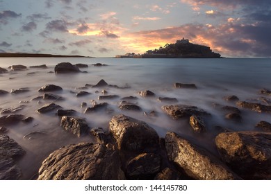 St Michaels Mount At Sunrise