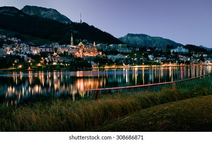 St Moritz At Night