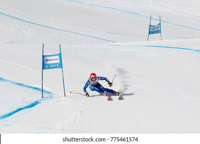 St. Moritz, Switzerland. December 8-9,  2017. FIS Ski World Cup 2017. Ladies Slalom and Super-G. Federica Brignone, Italy.