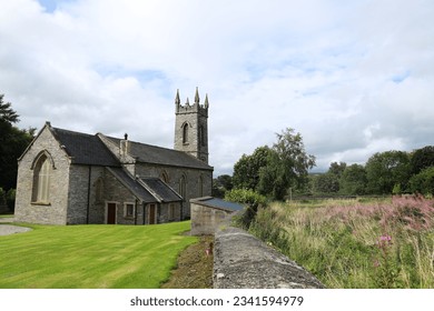 St Mura's Parish Church, a 19th century Church of Ireland church. Fahan, County Donegal, Ireland