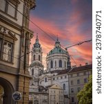 St. Nicholas Church at Mala Strana II, Prague, Czech Republic