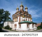 St. Nicholas the Wonderworker Church on Bersenevka in Verkhniye Sadovniki in Moscow on a sunny day