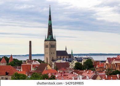 St. Olaf's Church reportedly tallest building in world from 1549 to 1625. St. Olaf’s Church or St. Olav's Church (Oleviste kirik) in Tallinn, Estonia, is built in 12th century. centre for old Tallinn